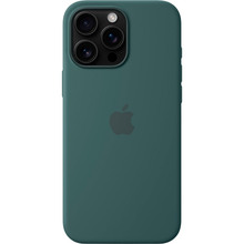 Чехол APPLE Silicone Case with MagSafe для APPLE iPhone 16 Pro Max Lake Green (MA7V4ZM/A)