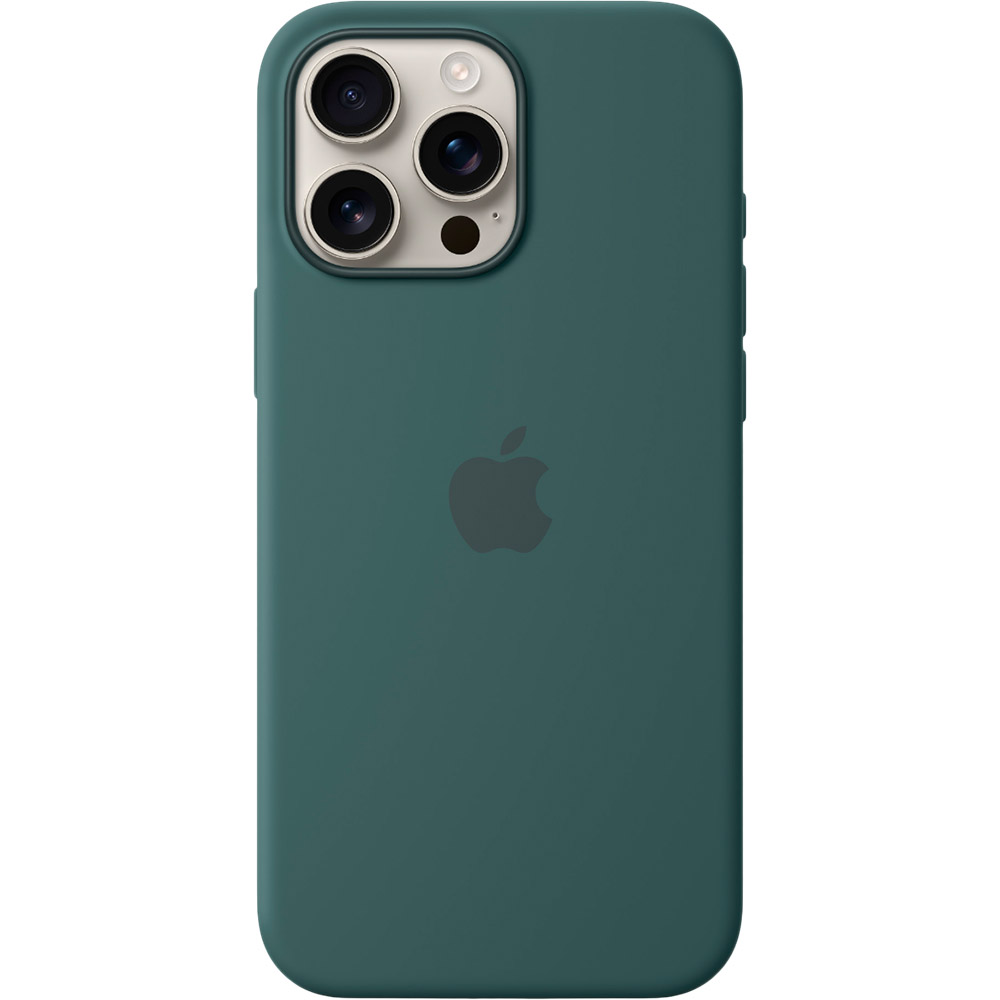 Чехол APPLE Silicone Case with MagSafe для APPLE iPhone 16 Pro Max Lake Green (MA7V4ZM/A) Совместимость по модели Apple iPhone 16 Pro Max