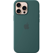 Чехол APPLE Silicone Case with MagSafe для APPLE iPhone 16 Pro Max Lake Green (MA7V4ZM/A)