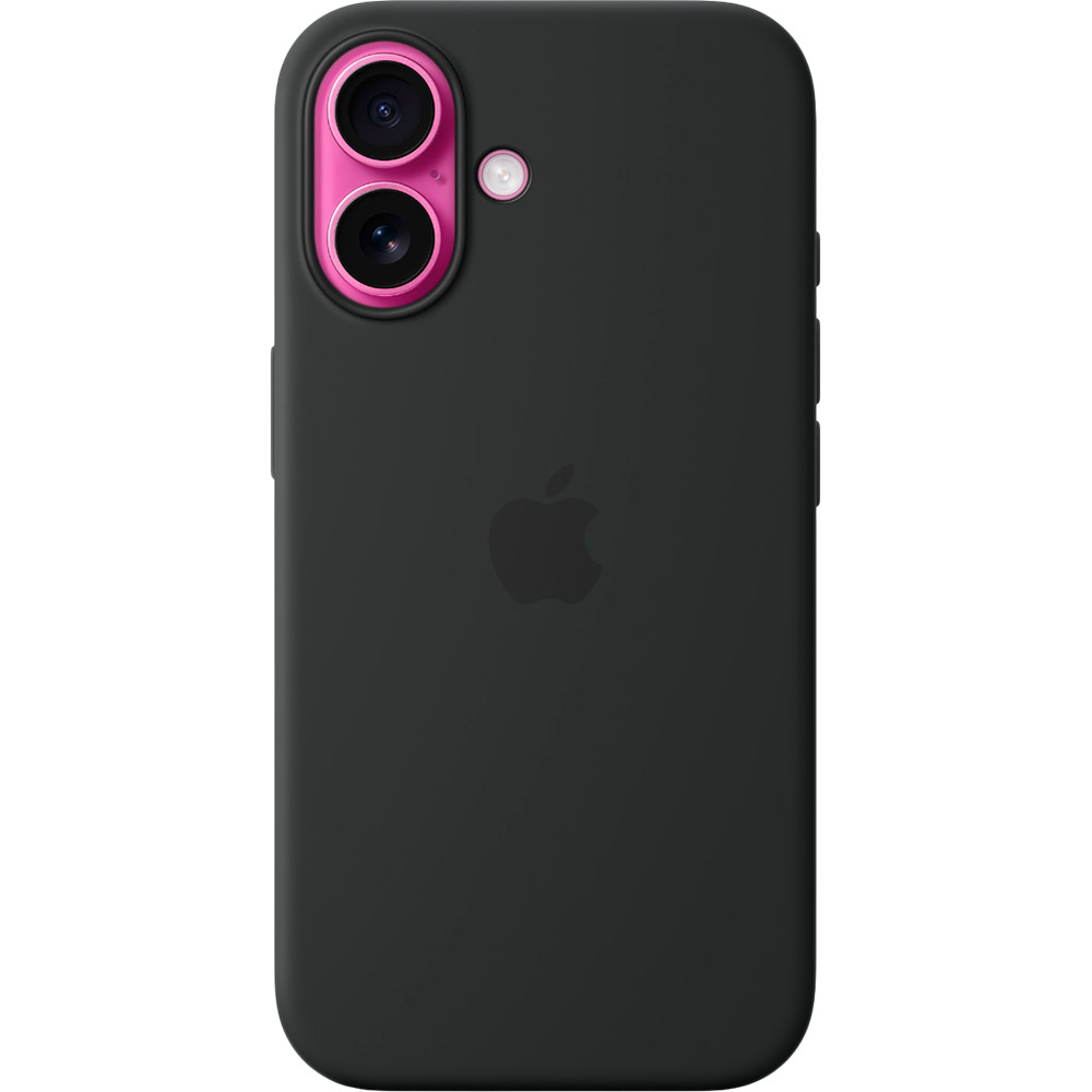 Чехол APPLE Silicone Case with MagSafe для APPLE iPhone 16 Black (MYY13ZM/A) Тип чехол-накладка