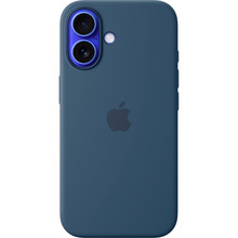 Львів - Чохол APPLE Silicone Case with MagSafe для iPhone 16 Denim (MYY23ZM/Aф)