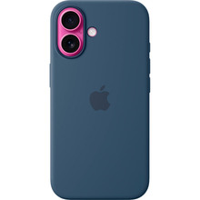 Чехол APPLE Silicone Case with MagSafe для APPLE iPhone 16 Denim (MYY23ZM/Aф)