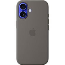 Чохол APPLE Silicone Case with MagSafe для iPhone 16 Stone Gray (MYY33ZM/A)