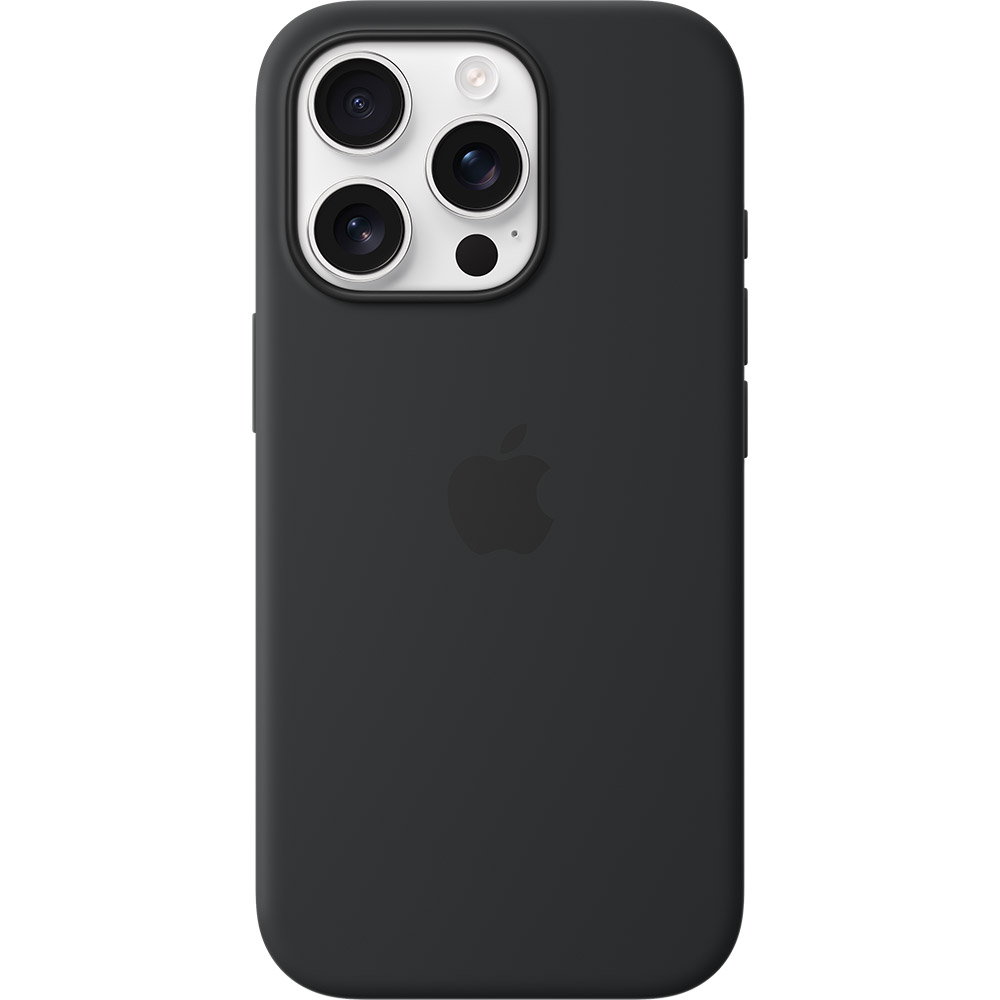 Чехол APPLE Silicone Case with MagSafe для APPLE iPhone 16 Pro Black (MYYJ3ZM)