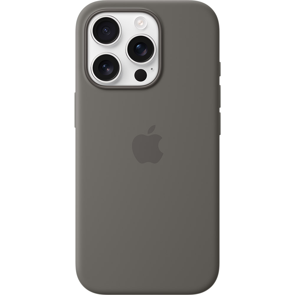 Чохол APPLE Silicone Case with MagSafe для iPhone 16 Pro Stone Gray (MYYL3ZM/A)