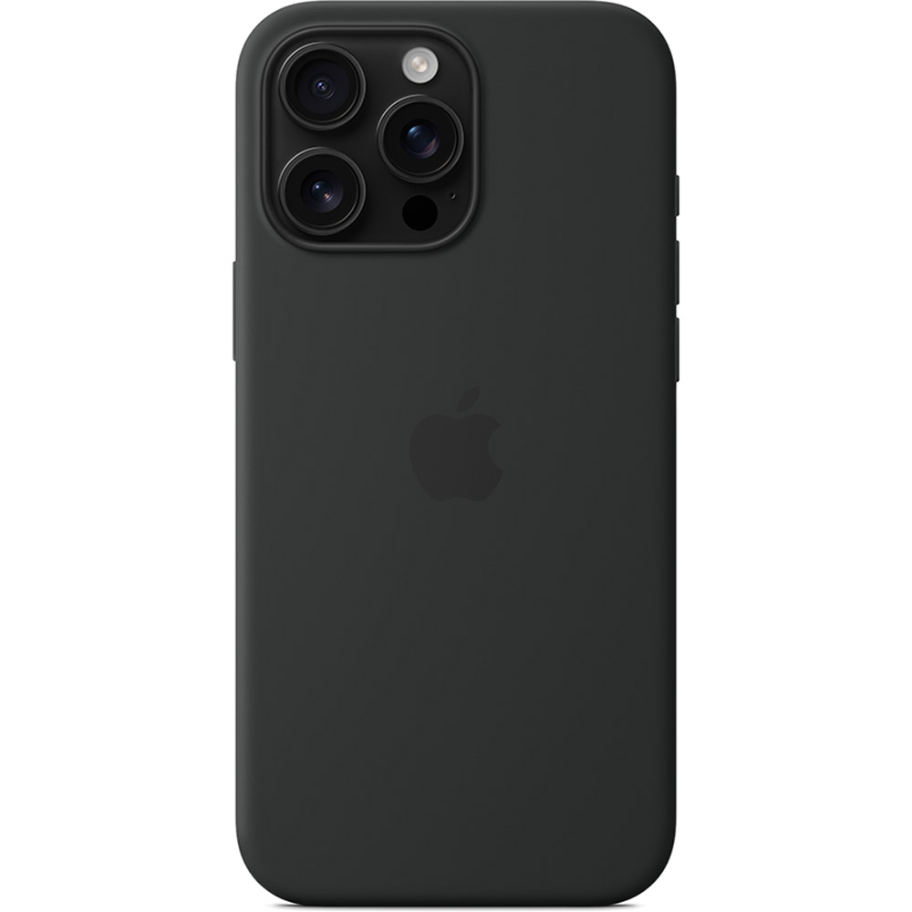 Чехол APPLE Silicone Case with MagSafe для APPLE iPhone16 Pro Max Black (MYYT3ZM/A) Тип чехол-накладка