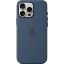 Чохол APPLE Silicone Case with MagSafe для APPLE iPhone16 Pro Max Denim (MYYU3ZM/A)