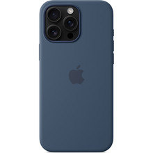 Чехол APPLE Silicone Case with MagSafe для APPLE iPhone16 Pro Max Denim (MYYU3ZM/A)