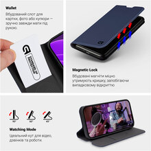 Чехол ARMORSTANDART OneFold Case для Apple iPhone 16 Dark Blue (ARM79522)