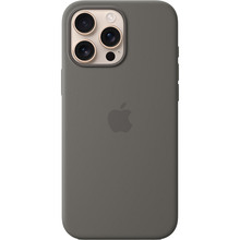 Чохол APPLE Silicone Case з MagSafe для APPLE iPhone16 Pro Max Stone Gray (MYYV3ZM/A)