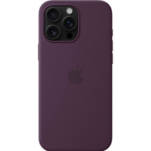 Чехол APPLE Silicone Case with MagSafe для APPLE iPhone16 Pro Max Plum (MYYW3ZM/A)