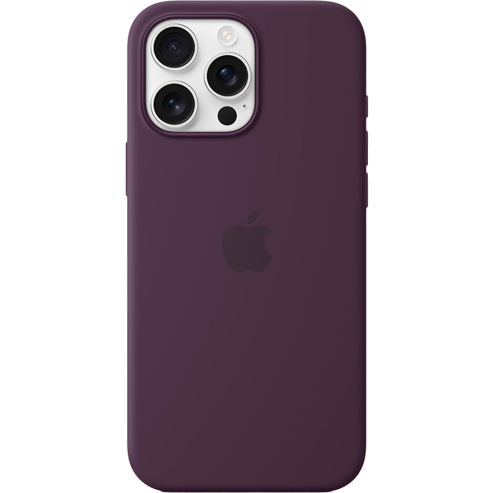 Чехол APPLE Silicone Case with MagSafe для APPLE iPhone16 Pro Max Plum (MYYW3ZM/A) Тип чехол-накладка