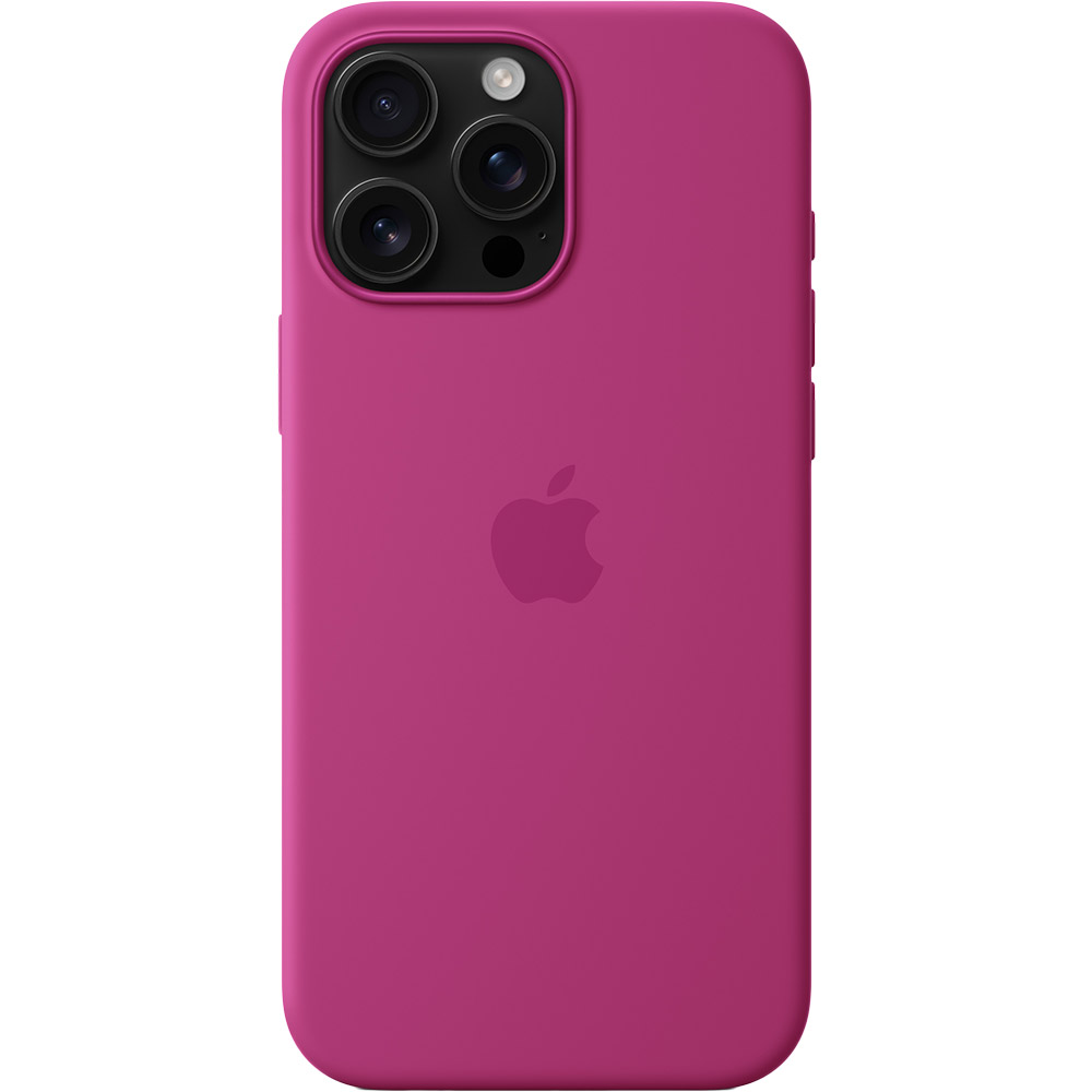 Чохол APPLE Silicone Case with MagSafe для APPLE iPhone16 Pro Max Fuchsia (MYYX3ZM/A) Тип чохол-накладка