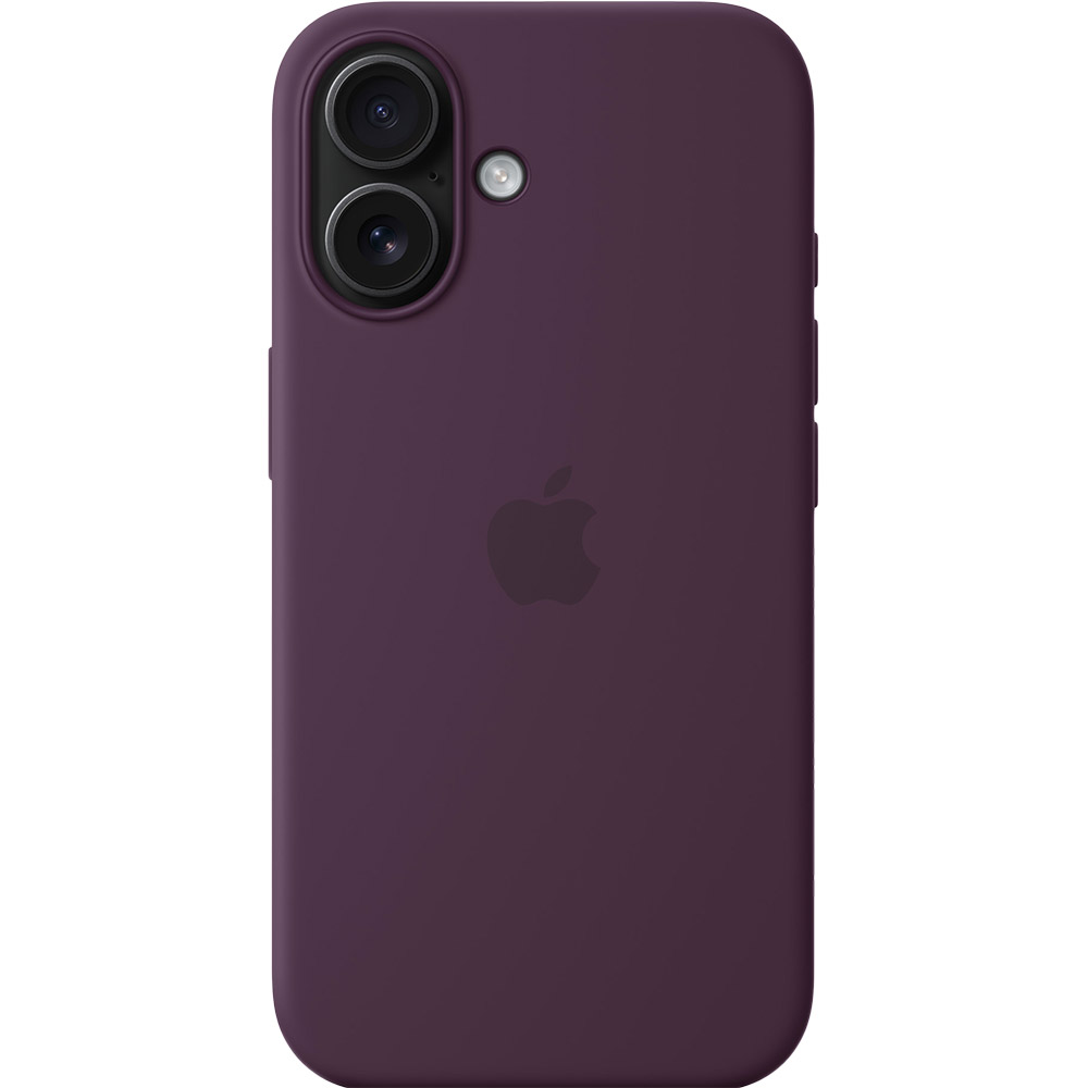 Чехол APPLE Silicone Case with MagSafe для APPLE iPhone 16 Plum (MYY43ZM/A) Тип чехол-накладка