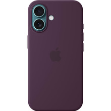 Чехол APPLE Silicone Case with MagSafe для APPLE iPhone 16 Plum (MYY43ZM/A)