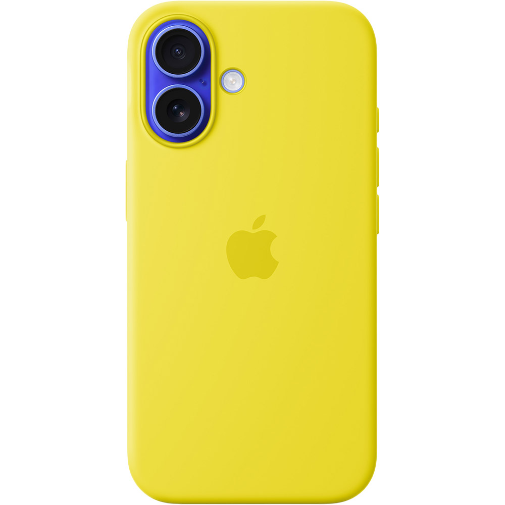 Чехол APPLE Silicone Case with MagSafe для APPLE iPhone 16 Star Fruit (MYY73ZM/A) Тип чехол-накладка