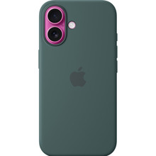 Чехол APPLE Silicone Case with MagSafe для APPLE iPhone 16 Lake Green (MYY83ZM/A)