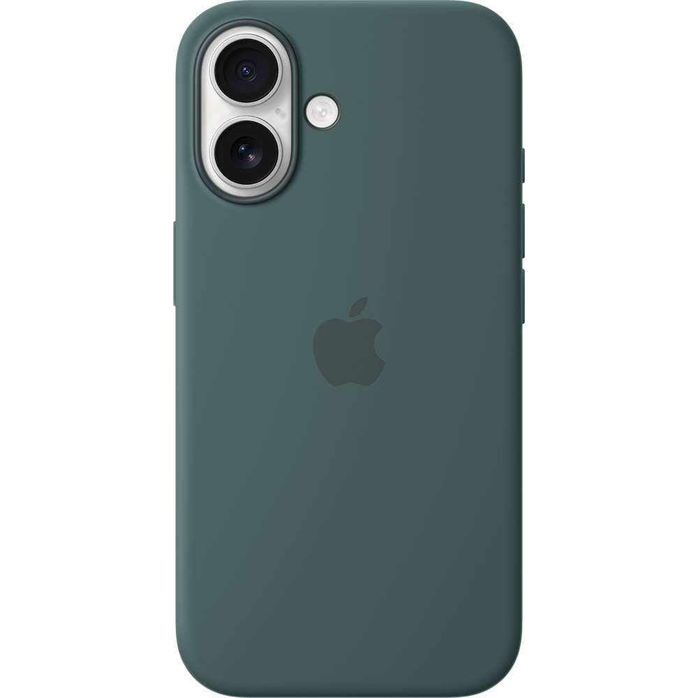 Чехол APPLE Silicone Case with MagSafe для APPLE iPhone 16 Lake Green (MYY83ZM/A)