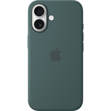 Чохол APPLE Silicone Case with MagSafe для iPhone 16 Lake Green (MYY83ZM/A)