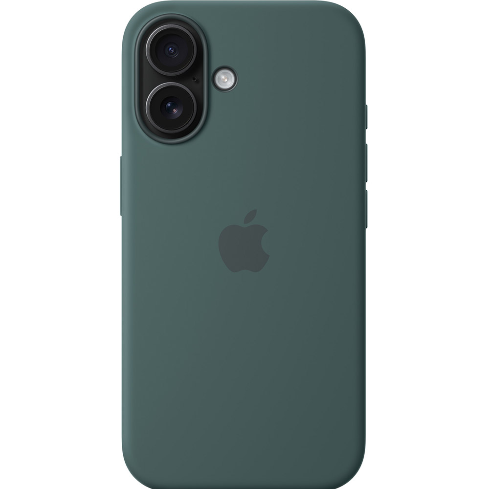 Чохол APPLE Silicone Case with MagSafe для iPhone 16 Lake Green (MYY83ZM/A) Тип чохол-накладка