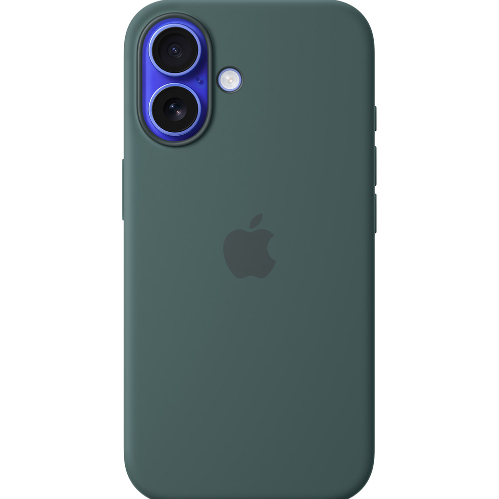 Чехол APPLE Silicone Case with MagSafe для APPLE iPhone 16 Lake Green (MYY83ZM/A) Совместимость по модели Apple iPhone 16