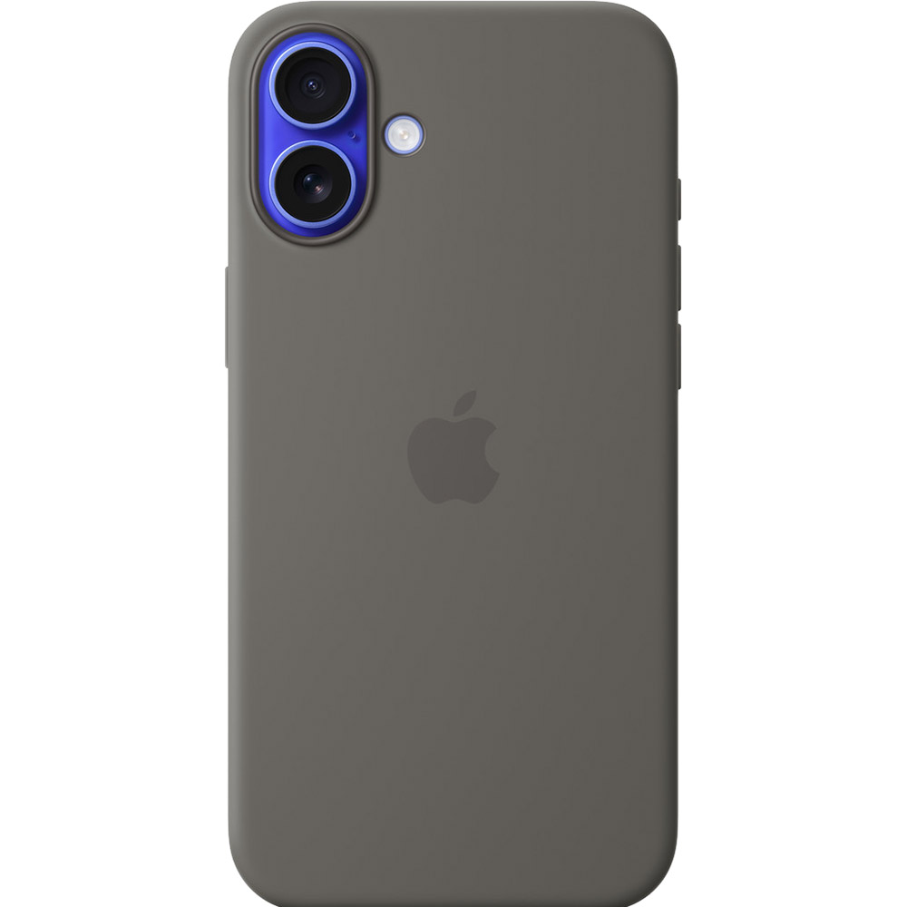 Чохол APPLE Silicone Case with MagSafe для iPhone 16 Plus Stone Gray (MYYC3ZM/A) Колір сірий