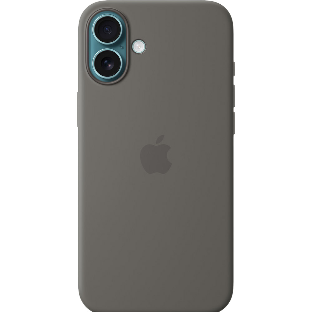 Чохол APPLE Silicone Case with MagSafe для iPhone 16 Plus Stone Gray (MYYC3ZM/A) Тип чохол-накладка