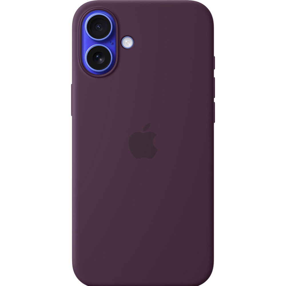 Чехол APPLE Silicone Case with MagSafe для APPLE iPhone 16 Plus Plum (MYYD3ZM/A) Совместимость по модели Apple iPhone 16 Plus