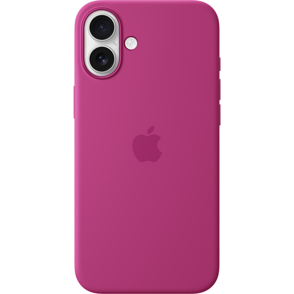 Чохол APPLE Silicone Case with MagSafe для iPhone 16 Plus Fuchsia (MYYE3ZM/A)