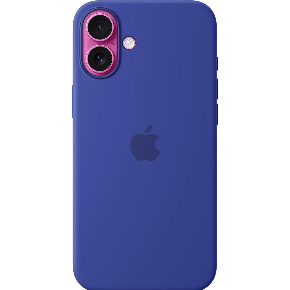 Чехол APPLE Silicone Case with MagSafe для APPLE iPhone 16 Plus Ultramarine (MYYF3ZM/A) Тип чехол-накладка