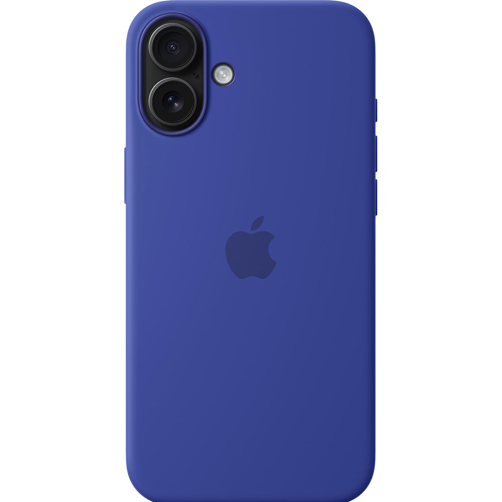 Чехол APPLE Silicone Case with MagSafe для APPLE iPhone 16 Plus Ultramarine (MYYF3ZM/A) Цвет синий