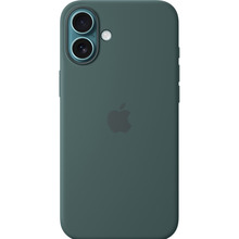 Чехол APPLE Silicone Case with MagSafe для APPLE iPhone 16 Plus Lake Green (MYYH3ZM/A)