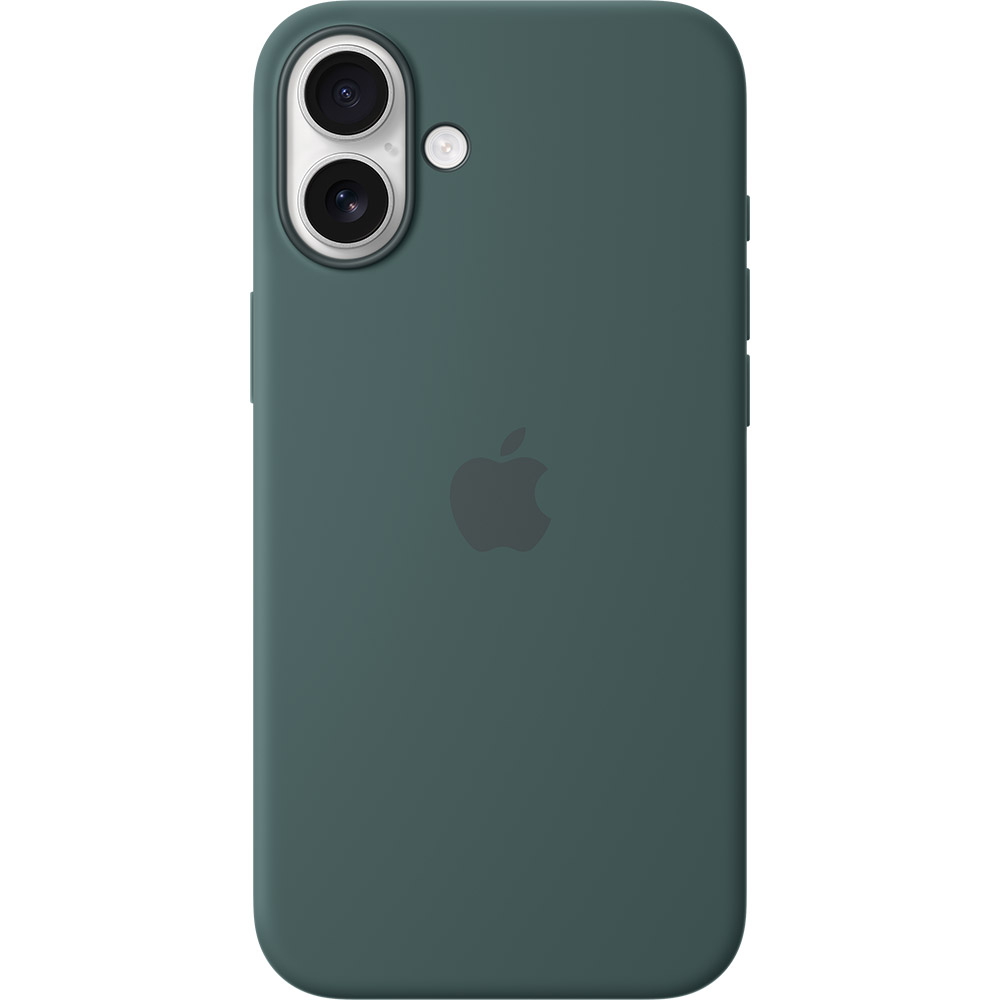 Чехол APPLE Silicone Case with MagSafe для APPLE iPhone 16 Plus Lake Green (MYYH3ZM/A)