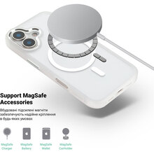 Чехол ArmorStandart Unit MagSafe для Apple iPhone 16 Matte Clear (ARM78705)
