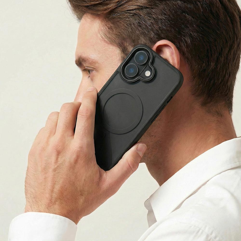 Чехол ArmorStandart Unit MagSafe для Apple iPhone 16 Plus Black (ARM78707) Материал полиуретан