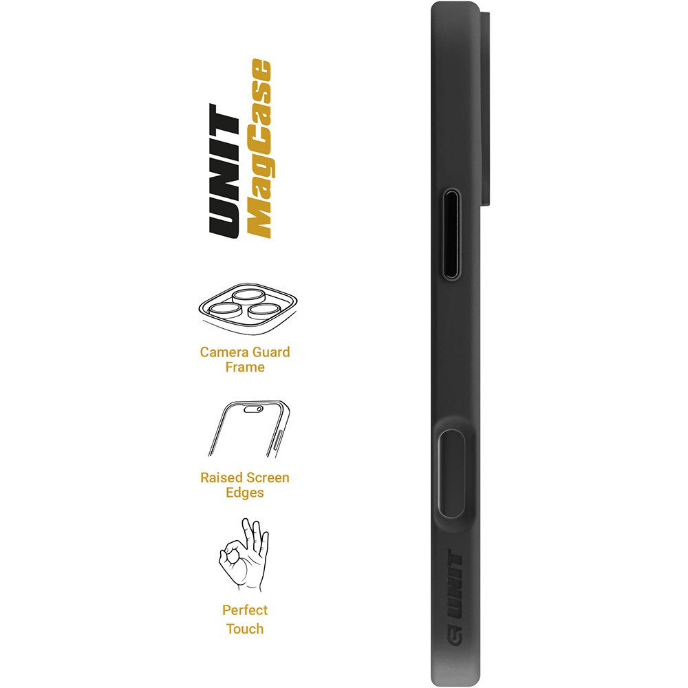 Чехол ArmorStandart Unit MagSafe для Apple iPhone 16 Plus Black (ARM78707) Тип чехол-накладка