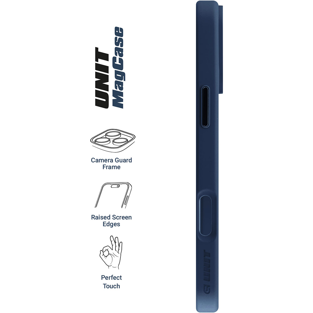 Чехол ArmorStandart Unit MagSafe для Apple iPhone 16 Plus Dark Blue (ARM79290) Тип чехол-накладка