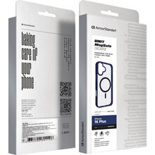 Чехол ArmorStandart Unit MagSafe для Apple iPhone 16 Plus Dark Blue (ARM79290)