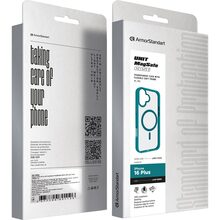 Чехол ArmorStandart Unit MagSafe для Apple iPhone 16 Plus Lake Green (ARM79292)