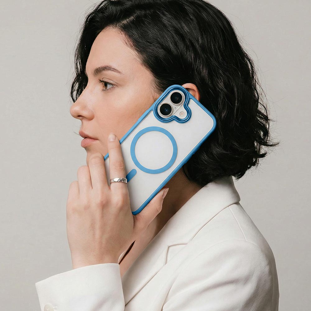 Чехол ArmorStandart Unit MagSafe для Apple iPhone 16 Plus Sky Blue (ARM79294) Материал пластик