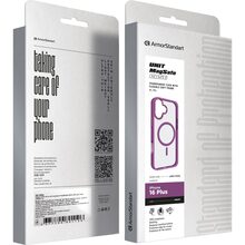 Чехол ArmorStandart Unit MagSafe для Apple iPhone 16 Plus Violet (ARM79295)