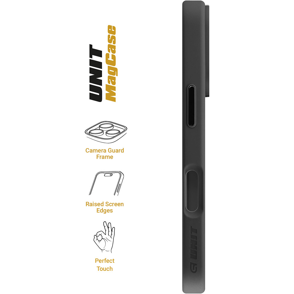 Чехол ArmorStandart Unit MagSafe для Apple iPhone 16 Pro Black (ARM78709) Тип чехол-накладка