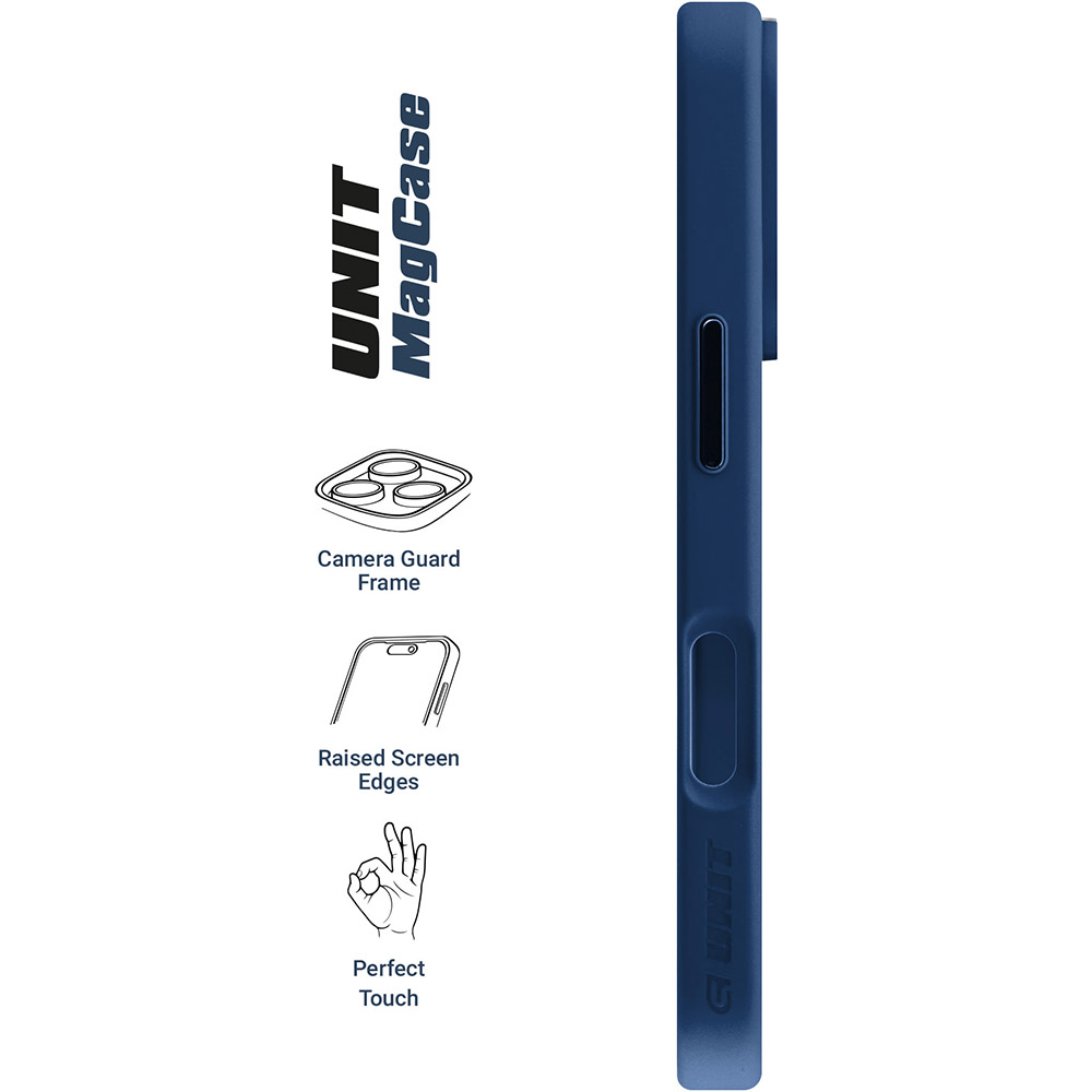 Чехол ArmorStandart Unit MagSafe для Apple iPhone 16 Pro Dark Blue (ARM78711) Тип чехол-накладка