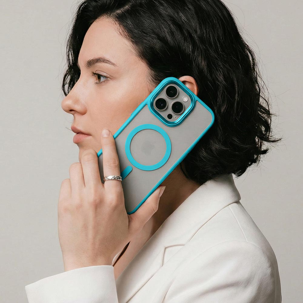 Чехол ArmorStandart Unit MagSafe для Apple iPhone 16 Pro Max Lake Green (ARM78717) Материал полиуретан