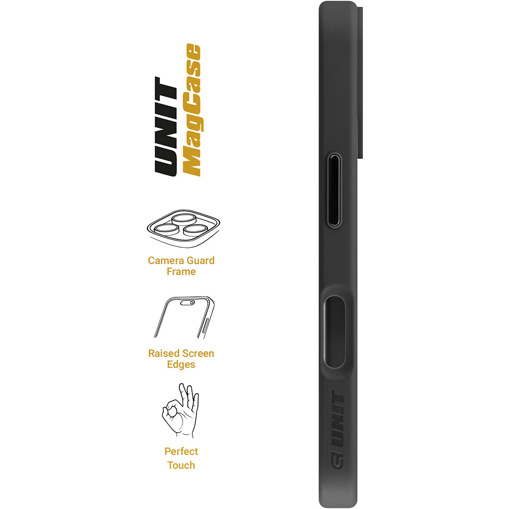 Чехол ARMORSTANDART Unit MagSafe для Apple iPhone 16 Black (ARM78776) Тип чехол-накладка