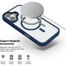 Чехол ARMORSTANDART Unit MagSafe для Apple iPhone 16 Dark Blue (ARM78704)