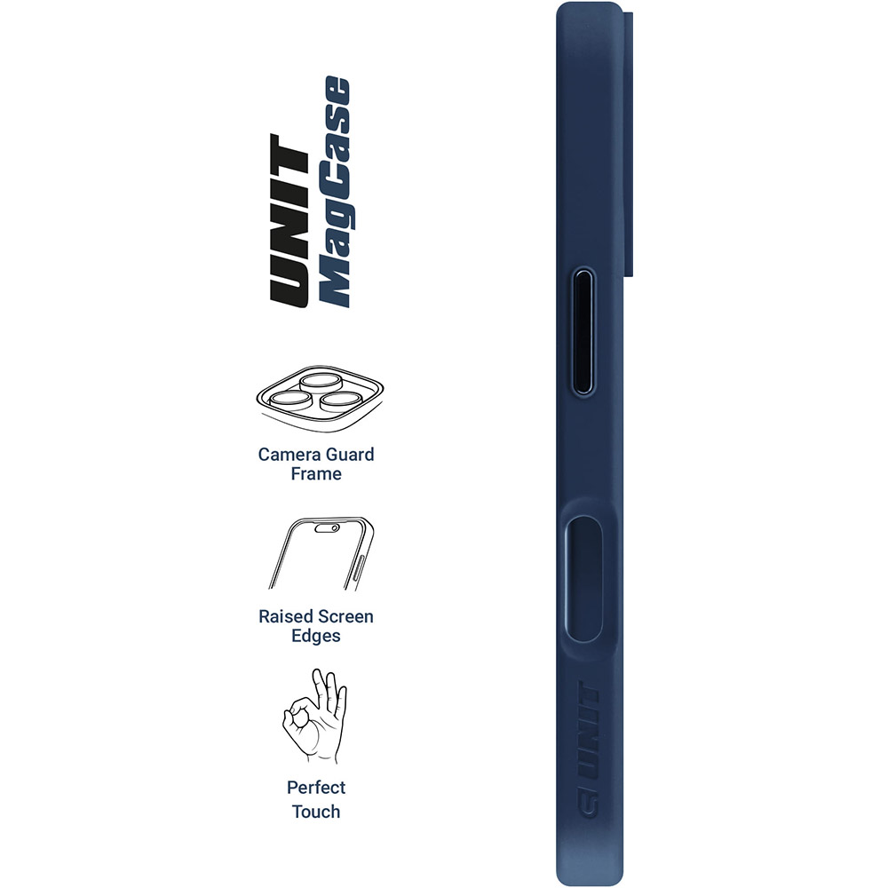 Чехол ARMORSTANDART Unit MagSafe для Apple iPhone 16 Dark Blue (ARM78704) Тип чехол-накладка