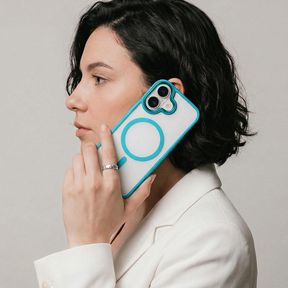 Чехол ARMORSTANDART Unit MagSafe для Apple iPhone 16 Lake Green (ARM79293) Материал пластик