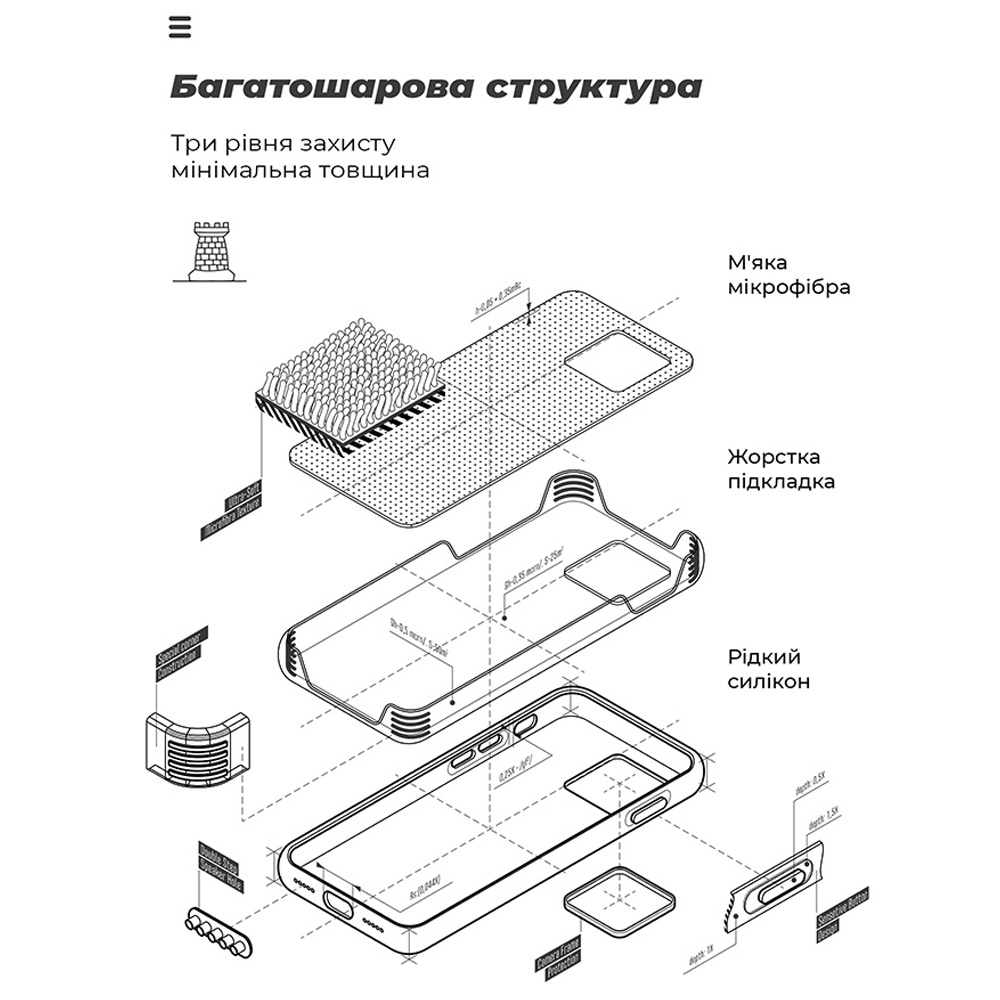 Зовнішній вигляд Чохол ARMORSTANDART ICON для Google Pixel 4 Black (ARM79518)