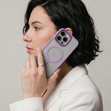 Чехол ARMORSTANDART Unit MagSafe для Apple iPhone 16 Pro Max Violet (ARM78719)